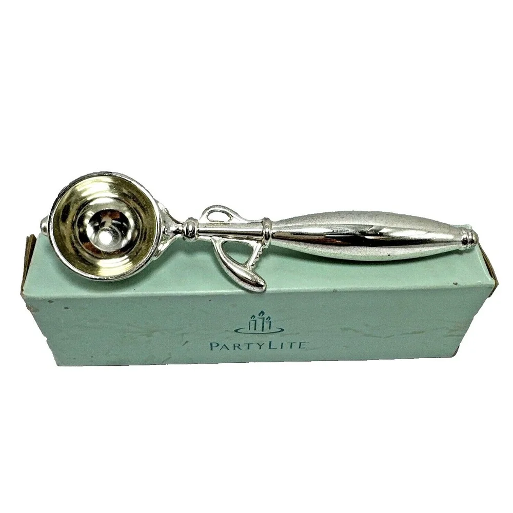 PartyLite Ice Cream‎ Scoop Snuffer Has scratches with Box P7625 - Picture 2 of 6
